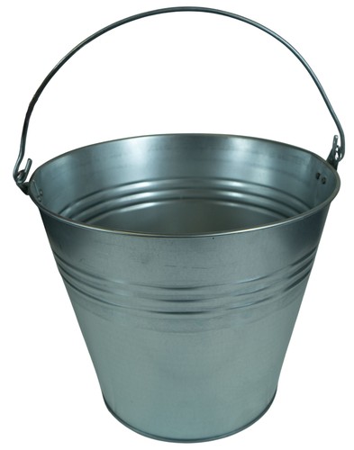 Zinkeimer silbergrau 15l eimer - zinkeimer,