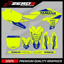 KIT GRAFICO YAMAHA MOTOCROSS MX DECALCOMANIE: YZ YZF 65 85 125 250 450 BLOCCO YEL/BLU