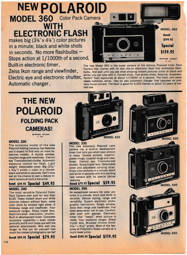 Fotocamere polaroid 350 360 - fotocamere,