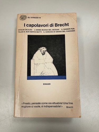 Libro capolavori brecht - libro,