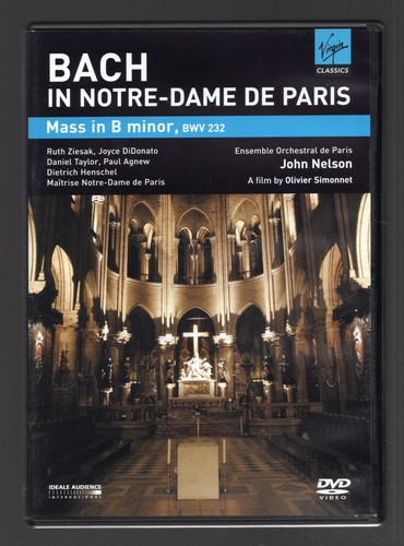 Rare dvd bach in - bach, notre