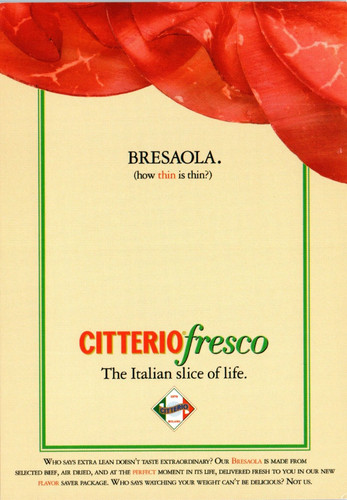 Cartolina epoca bresaola - cartolina,