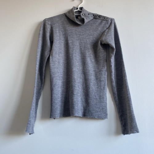 Maglione collo alto - , grigio