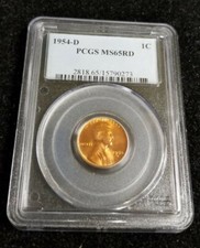 1954-D Lincoln Whest Cent PCGS