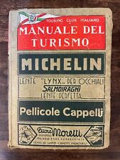Touring Club Italiano - Manuale del Turismo 1934 -XII MILANO  I Edizione 