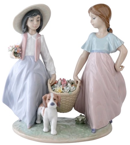 Lladro springtime harvest - "springtime, harvest"