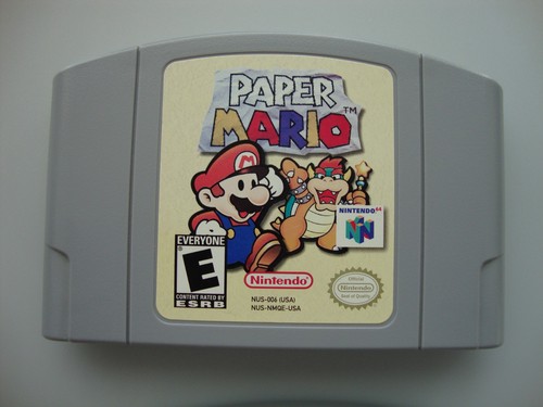 Carta mario nintendo - mario, 64