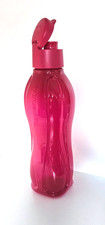 Tupperware EcoEasy 750 ml Eco Bottle bottiglia ecologica borraccia rosso vino con glitter