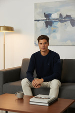 Maglione Uomo Blu Aeronautica