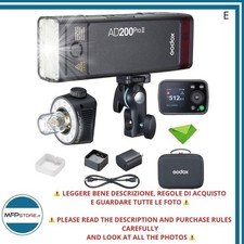 Godox AD200 Pro II – Flash 200 Ws Pocket TTL HSS 500 scatti, 0,01–1,8 s- TESTATO