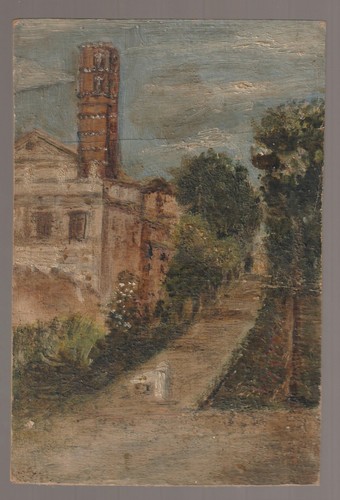 Quadro vecchio dipinto - quadro, ad