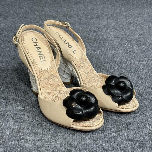 Chanel wedge sandals womens - sandals,