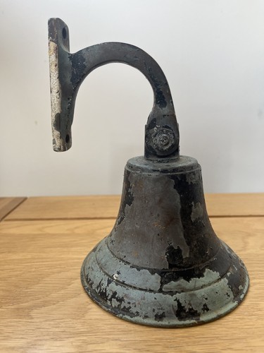 Vintage cast iron bell - cast,