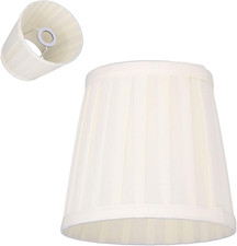 3 Pezzi Paralume Pieghettato