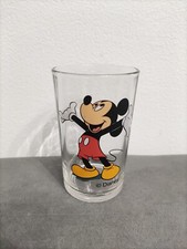 Bicchiere Disney Topolino Collezione Vintage Anni 70 Perfetto