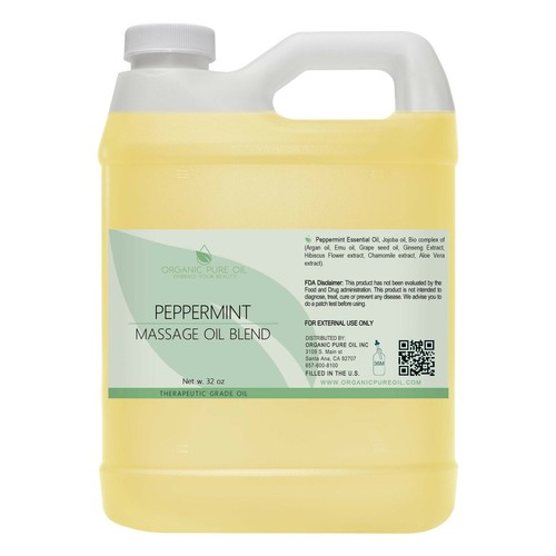 Olio massaggio alla - olio, menta