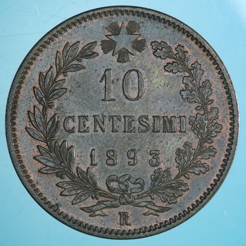 Umberto centesimi 1893 - 10,