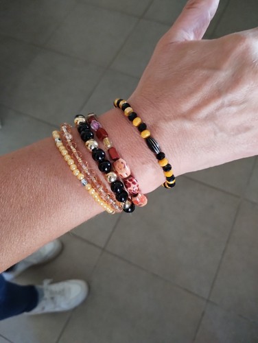 Braccialetti perline per - di,