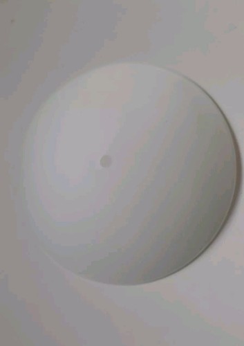 Vetro ricambio tondo bianco - vetro,