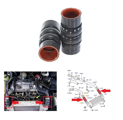 Coppia tubi intercooler - 2x,