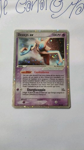 Carta pokémon deoxys - pokémon,
