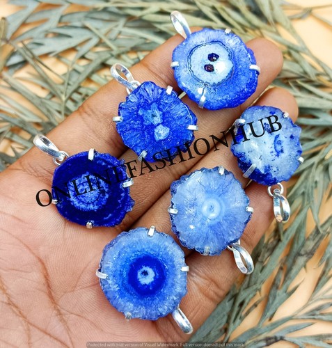 Lotto pendenti wow blu pietra - lotto,