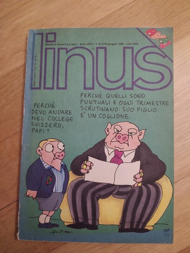 Linus fumetti riviste anni - linus, 80