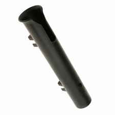 1Pz 50MM Barca Nero Plastica Porta Canna da Pesca per Marine Yacht Kayak