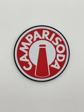 Insegna Targa espositiva murale a parete Campari CAMPARISODA 3D Logo