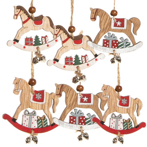 Decorazioni natalizie legno - , a