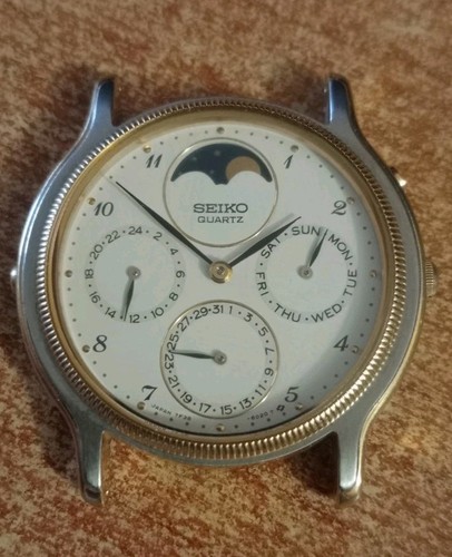 Seiko quartz moonphase - seiko,
