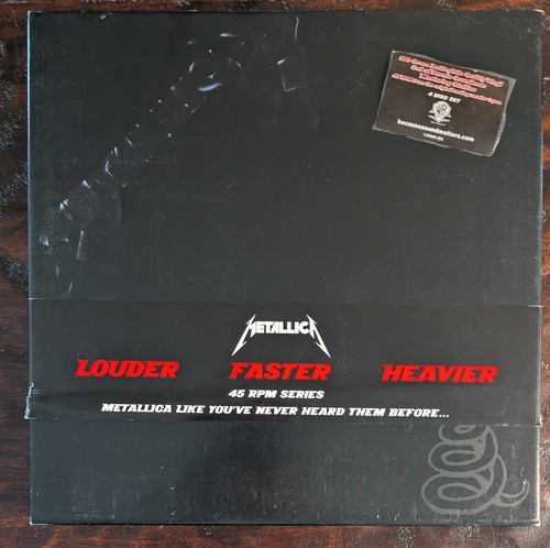 Metallica black album 4lp box - black,