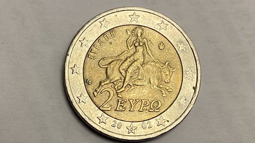 Moneta euro grecia 2002 - 2,