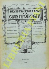 Rivista Italiana di Ornitologia. Seconda Serie. 1949