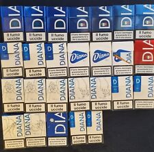 Lotto 26 Pacchetti (VUOTI) Sigarette DIANA  rare vintage