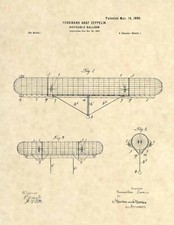 Stampa artistica brevetto nave