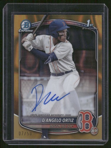 2025 bowman angelo ortiz - d'angelo,