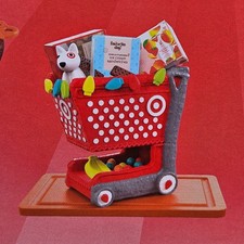 🛒🎯🛒 KIT MINI CARRELLO BERSAGLIO 🎯 RARO 🎯 MGA Miniverse Target Holiday Food