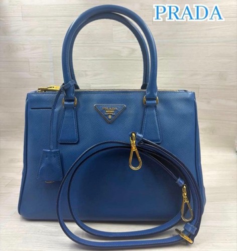 Borsa prada saffiano vie blu - prada,