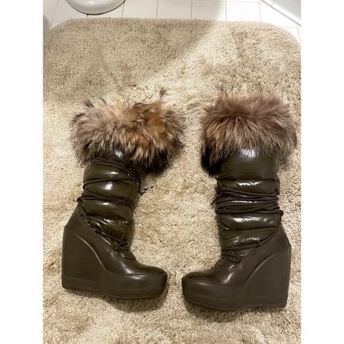 Stivali stringati moncler con - stivali,
