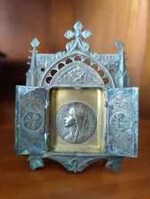 ANTICO ALTARE ICONA DA VIAGGIO