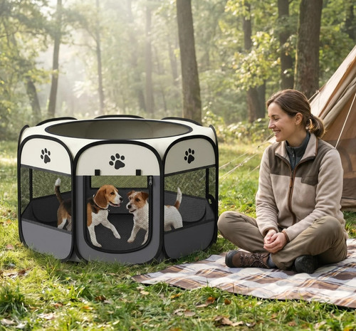 Recinto pieghevole cani e - pieghevole, xl