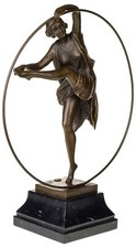 Scultura ballerina in bronzo