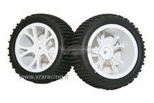 COPPIA RUOTE POSTERIORI BUGGY ESAGONO INTERNO 12mm 1:10 OFF ROAD 2PCS 10303 VRX