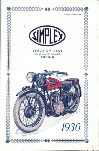 Depliant moto new - new, simplex