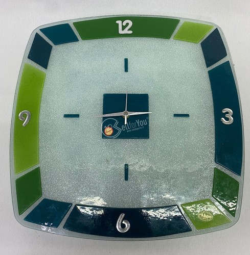 Orologio parete vetro di - parete,