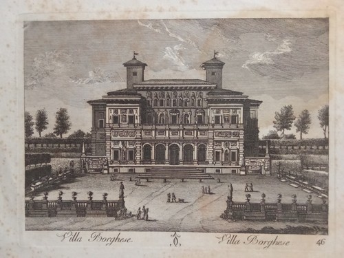 Antica incisione settecentesca - antica,