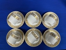 6 tazzine e piattini da caffè