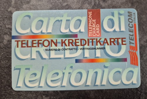 Scheda telefonica rara carta - rara, -carta