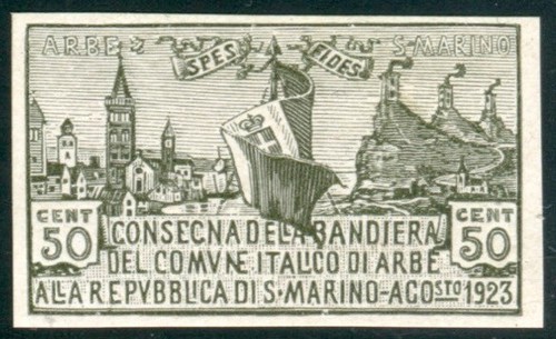 1923 san marino arbe flag - 1923,